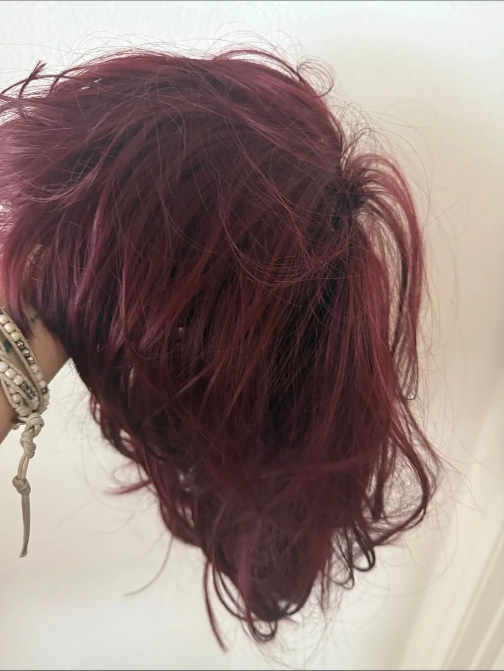 Women’s Synthetic Wig - Burgundy Layered Style never worn